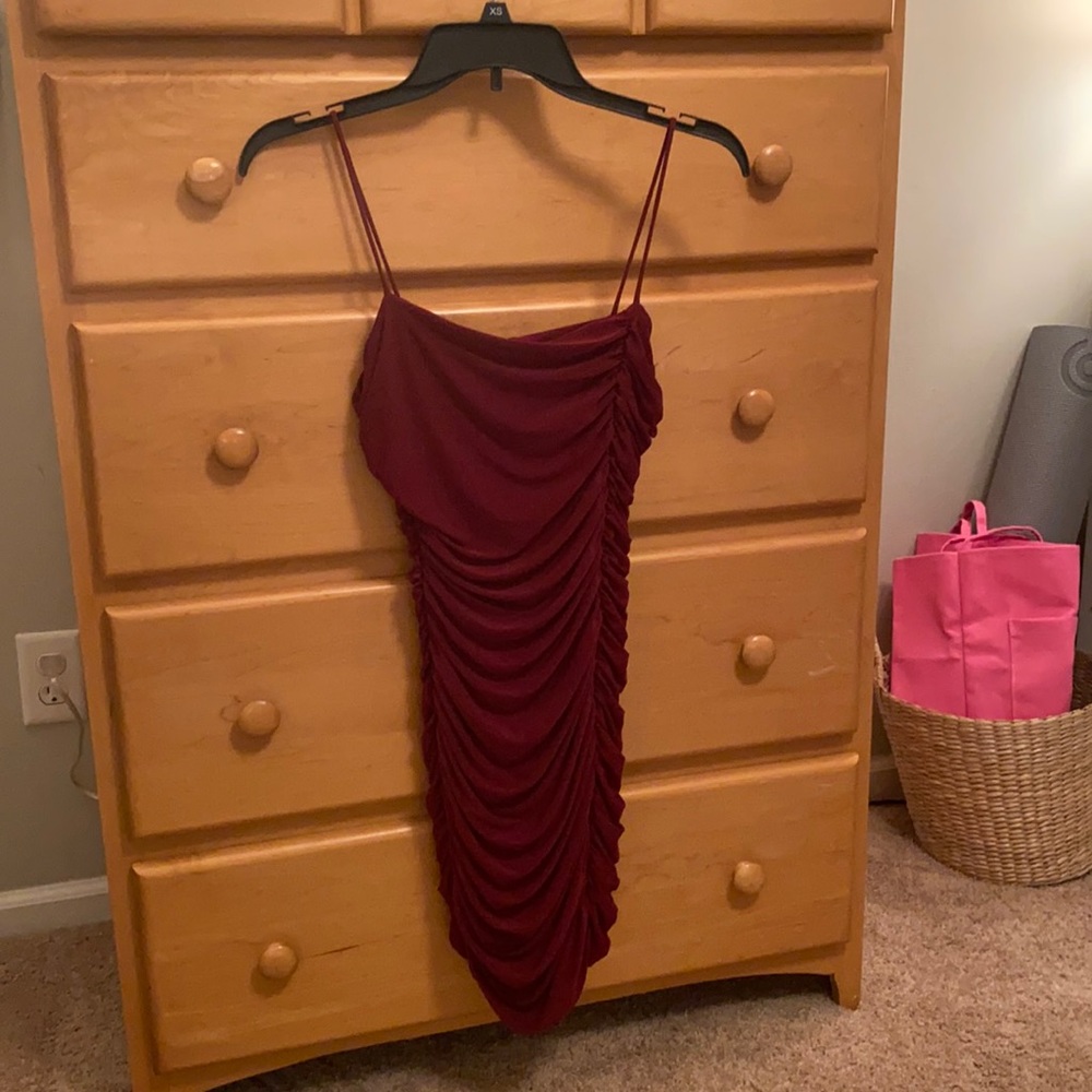 Beautiful maroon dress
